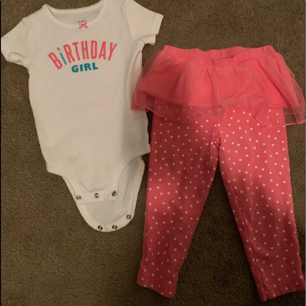 24 months onesie and pants with tutu